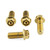 Stainless Steel Rider Footrest Hanger Bolt Kit Gold