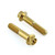 Stainless Steel Top & Bottom Yoke Pinch Set Race Spec Gold