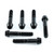 Stainless Steel Top & Bottom Clamp Yoke Pinch Mount Bolt Kit Black Stainless Steel Top & Bottom Clamp Yoke Pinch Mount Bolt Kit Black