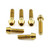 Stainless Steel Top & Bottom Yoke Pinch Set Gold