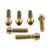 Stainless Steel Top & Bottom Yoke Pinch Set Gold