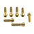 Stainless Steel Top & Bottom Yoke Pinch Set Gold