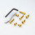 Stainless Steel Fuel Cap Kit Ducati ST2/ST4 Gold Stainless Steel Fuel Cap Kit Ducati ST2/ST4 Gold