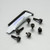 Stainless Steel Fuel Cap Kit Honda Black Stainless Steel Fuel Cap Kit Honda Black