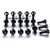 Titanium Disc Bolt To Fit Yamaha M6x20mm Pack x18 Black Titanium Disc Bolt To Fit Yamaha M6x20mm Pack x18 Black