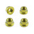 Titanium Sprocket Nuts M10x(1.25mm) Pack x4 Gold