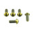 Titanium Disc Bolt To Fit Aprilia/BMW/Ducati M8x20mm Pack x5 Gold Titanium Disc Bolt To Fit Aprilia/BMW/Ducati M8x20mm Pack x5 Gold