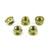 Titanium Sprocket Nuts M10x(1.25mm) Drilled Pack x5 Gold