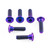 Titanium Disc Bolt To Fit Kawasaki/Suzuki M8x30mm Pack x6 Purple Haze Titanium Disc Bolt To Fit Kawasaki/Suzuki M8x30mm Pack x6 Purple Haze
