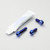 Titanium ABS Sensor Mount Bolt Kit Front & Rear Blue