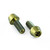 Titanium ABS Sensor Mount Bolt Kit Front & Rear Gold