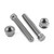 Titanium Axle Adjuster Bolt & Nut Kit M8x(1.25mm)x50mm
