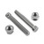Titanium Axle Adjuster Bolt & Nut Kit M8x(1.25mm)x55mm Titanium Axle Adjuster Bolt & Nut Kit M8x(1.25mm)x55mm