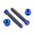 Titanium Axle Adjuster Bolt & Nut Kit M8x(1.25mm)x55mm Purple Haze Titanium Axle Adjuster Bolt & Nut Kit M8x(1.25mm)x55mm Purple Haze