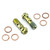 Titanium Banjo Bolt Double M10x(1.25mm) Rear Brake Caliper Race Spec Pack x2 Gold Titanium Banjo Bolt Double M10x(1.25mm) Rear Brake Caliper Race Spec Pack x2 Gold