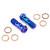 Titanium Banjo Bolt Double M10x(1.25mm) Rear Brake Caliper Race Spec Pack x2 Purple Haze Titanium Banjo Bolt Double M10x(1.25mm) Rear Brake Caliper Race Spec Pack x2 Purple Haze