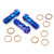 Titanium Banjo Bolt Double M10x(1.25mm) Front Brake Caliper Race Spec Pack x3 Purple Haze Titanium Banjo Bolt Double M10x(1.25mm) Front Brake Caliper Race Spec Pack x3 Purple Haze