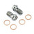 Titanium Banjo Bolt Single M10x(1.25mm) Front Brake Caliper Race Spec Pack x2 Titanium Banjo Bolt Single M10x(1.25mm) Front Brake Caliper Race Spec Pack x2