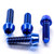 Titanium Brake & Clutch Lever Perch Pinch Bolt Kit Blue