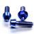 Titanium Brake & Clutch Lever Perch Pinch Bolt Kit Blue Titanium Brake & Clutch Lever Perch Pinch Bolt Kit Blue