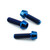 Titanium Brake & Clutch Lever Perch Pinch Bolt Kit Blue Titanium Brake & Clutch Lever Perch Pinch Bolt Kit Blue
