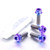 Titanium Brake & Clutch Lever Perch Pinch Bolt Kit DualDrive Purple Haze
