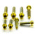 Titanium Brake & Clutch Lever Perch Pinch Bolt Kit Gold Titanium Brake & Clutch Lever Perch Pinch Bolt Kit Gold