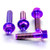 Titanium Brake & Clutch Lever Perch Pinch Bolt Kit Purple Haze
