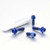 Titanium Brake & Clutch Lever Perch Pinch Bolt Kit Blue Titanium Brake & Clutch Lever Perch Pinch Bolt Kit Blue