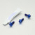 Titanium Brake & Clutch Lever Perch Pinch Bolt Kit Hex Blue Titanium Brake & Clutch Lever Perch Pinch Bolt Kit Hex Blue