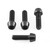 Titanium Brake & Clutch Lever Perch Pinch Bolt Kit Black Titanium Brake & Clutch Lever Perch Pinch Bolt Kit Black