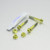 Titanium Chain Guard & Rail Honda CRF450R Flanged Hex Gold