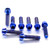 Titanium Clip-On / Handle Bar Mount Bolt Kit Blue Titanium Clip-On / Handle Bar Mount Bolt Kit Blue