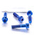 Titanium Clip-On / Handle Bar Mount Bolt Kit DualDrive Blue