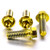 Titanium Clip-On / Handle Bar Mount Bolt Kit Gold Titanium Clip-On / Handle Bar Mount Bolt Kit Gold