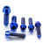 Titanium Clip-On / Handle Bar Mount Bolt Kit Blue Titanium Clip-On / Handle Bar Mount Bolt Kit Blue
