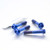 Titanium Clip-On / Handle Bar Mount Bolt Kit Blue