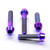 Titanium Clip-On / Handle Bar Mount Bolt Kit Purple Haze Titanium Clip-On / Handle Bar Mount Bolt Kit Purple Haze
