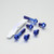 Titanium Crash Bar Mount Bolts Blue Titanium Crash Bar Mount Bolts Blue