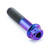 Titanium DualDrive Bolt M10x(1.25mm)x45mm Race Spec Purple Haze