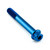 Titanium DualDrive Bolt M10x(1.25mm)x75mm Race Spec Blue