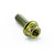 Titanium DualDrive Bolt M5x(0.80mm)x15mm Race Spec Gold