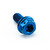 Titanium DualDrive Bolt M6x(1.00mm)x14mm Race Spec Blue