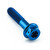 Titanium DualDrive Bolt M6x(1.00mm)x30mm Race Spec Blue Titanium DualDrive Bolt M6x(1.00mm)x30mm Race Spec Blue