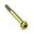 Titanium DualDrive Bolt M6x(1.00mm)x55mm Race Spec Gold