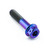 Titanium DualDrive Bolt M8x(1.25mm)x40mm Race Spec Purple Haze