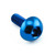 Titanium Disc Bolt To Fit Honda M6 x17mm Blue