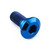 Titanium Disc Bolt To Fit Yamaha M8x20mm Blue Titanium Disc Bolt To Fit Yamaha M8x20mm Blue