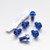 Titanium Engine Mount Bolt Kit Blue