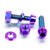 Titanium Exhaust Mount Bolt Kit Purple Haze